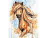 Golden Horse Mane paint by numbers