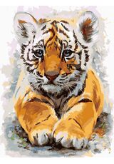 Baby tiger 30x40cm