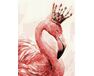 Crowned flamingo paint by numbers