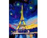 Eiffel tower in another dimension paint by numbers