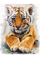 Baby tiger 40x50cm