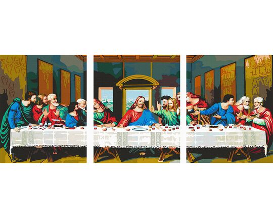 Last Supper paint by numbers