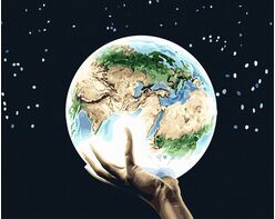 The world in the palm of your hand