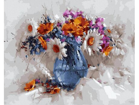 Still life with daisies and calendula - Ramil Gappasov paint by numbers