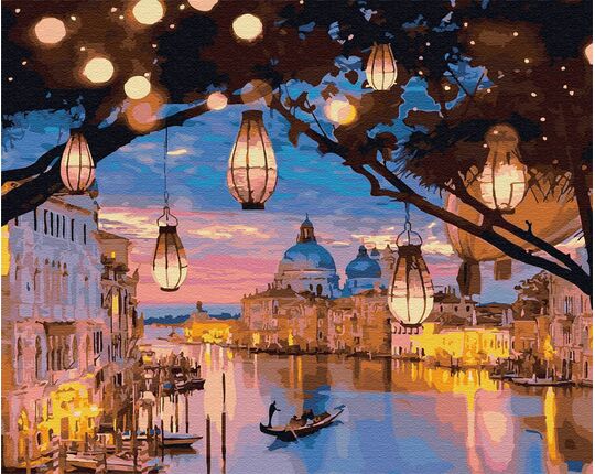 Venice lights 50x65cm paint by numbers