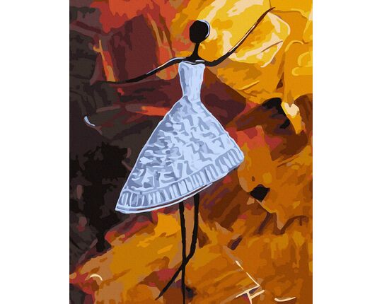 African motives paint by numbers