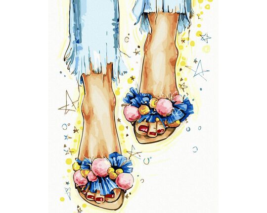 Happy Feet paint by numbers