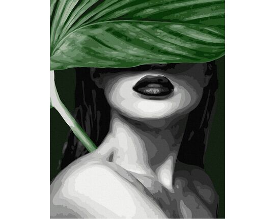 Femininity in harmony with nature paint by numbers