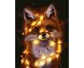A cute little fox paint by numbers