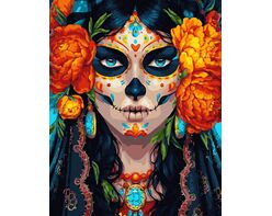 Calavera Girl 50cm*65cm