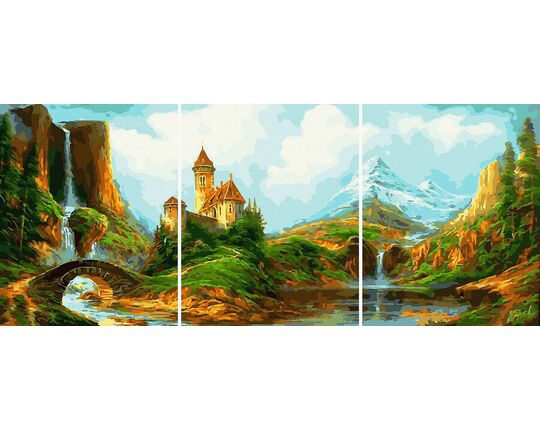 Fairy land 50x120cm paint by numbers