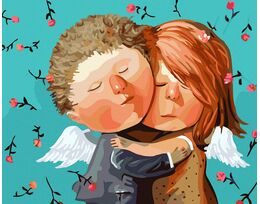 Angelic love 40x50 cm