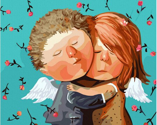 Angelic love 40x50 cm paint by numbers