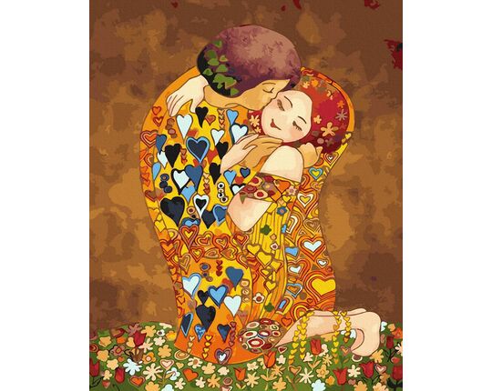 Animated Klimt 40x50 cm paint by numbers