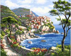 Picturesque island 40x50 cm