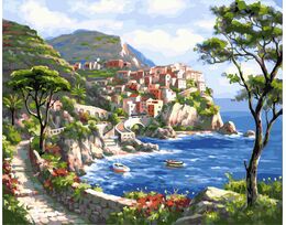 Picturesque island 40x50 cm