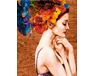 Flowers in the hair 40x50 cm paint by numbers