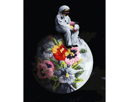 Embroidered world 40x50 cm paint by numbers