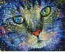 Stained glass Cat diamond painting