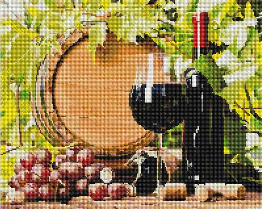 French winery diamond painting