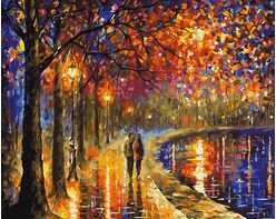 Walk in the evening 40cm*50cm (no frame)