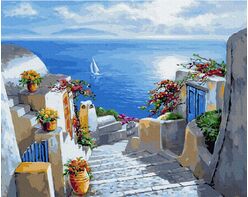 Stairs to the sea 40cm*50cm (no frame)