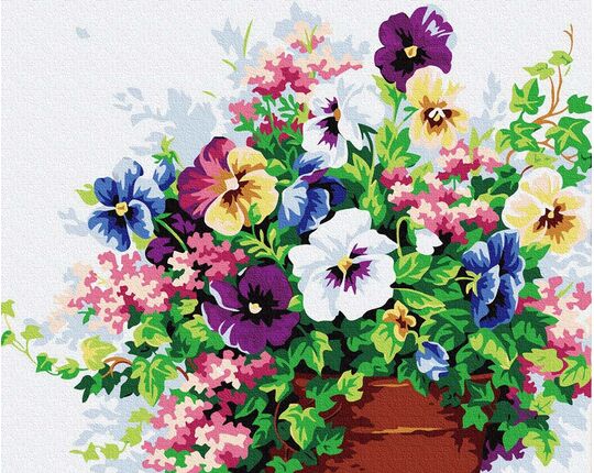 Pansies 40cm*50cm (no frame) paint by numbers
