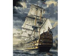 Frigate 40cm*50cm (no frame)
