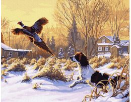 Winter hunting 40cm*50cm (no frame)