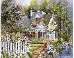 Summer house  40cm*50cm (no frame)