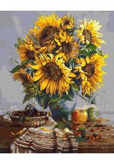 A bouquet of sunflowers 40cm*50cm (no frame)
