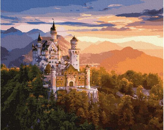 Neuschwanstein Castle 40cm*50cm (no frame) paint by numbers