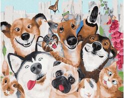 Funny company 40cm*50cm (no frame)