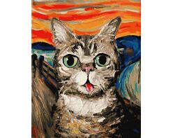 Scream - Cat version 40cm*50cm (no frame)