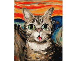 Scream - Cat version 40cm*50cm (no frame)