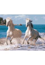 White horses 40cm*50cm (no frame)
