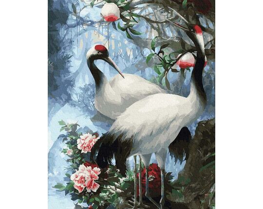 Beautiful cranes 40cm*50cm (no frame) paint by numbers