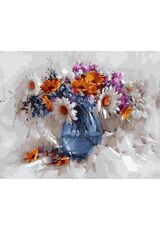 Still life with daisies and calendula - Ramil Gappasov 40cm*50cm (no frame)