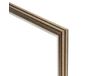 Picture frame with passe-partout for 40x50cm canvas white gold 7802 picture frames