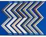 Picture frame with passe-partout for 40x50cm canvas white gold 7802 picture frames
