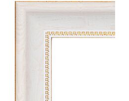 Picture frame for 40x50cm canvas bleached oak with gold 7758