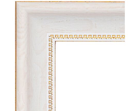 Picture frame for 40x50cm canvas bleached oak with gold 7758 picture frames