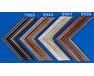 Picture frame for 40x50cm canvas dark wood with gold 7925 picture frames