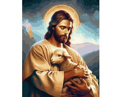 Jesus' sheep 40x50 cm