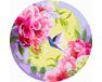 A natural masterpiece 40x40 cm on a round frame paint by numbers