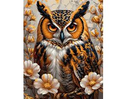 Golden Eyes of the Night 40x50 cm