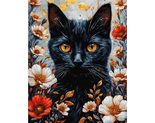 Golden Master of Laziness 40x50 cm paint by numbers