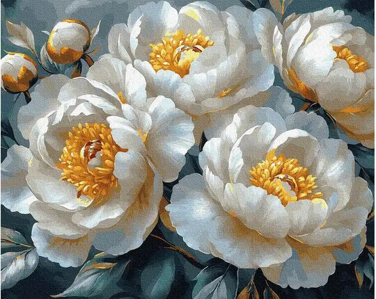 Golden Buds of Morning 40x50 cm paint by numbers