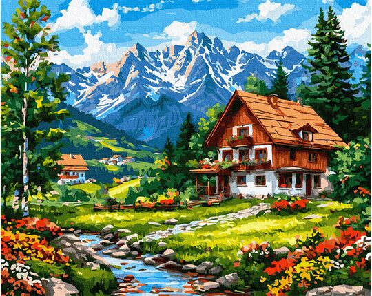 Seclusion in the Valley 40x50 cm paint by numbers