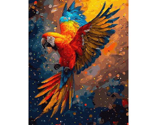 Dance with the Macaw 40x50 cm paint by numbers
